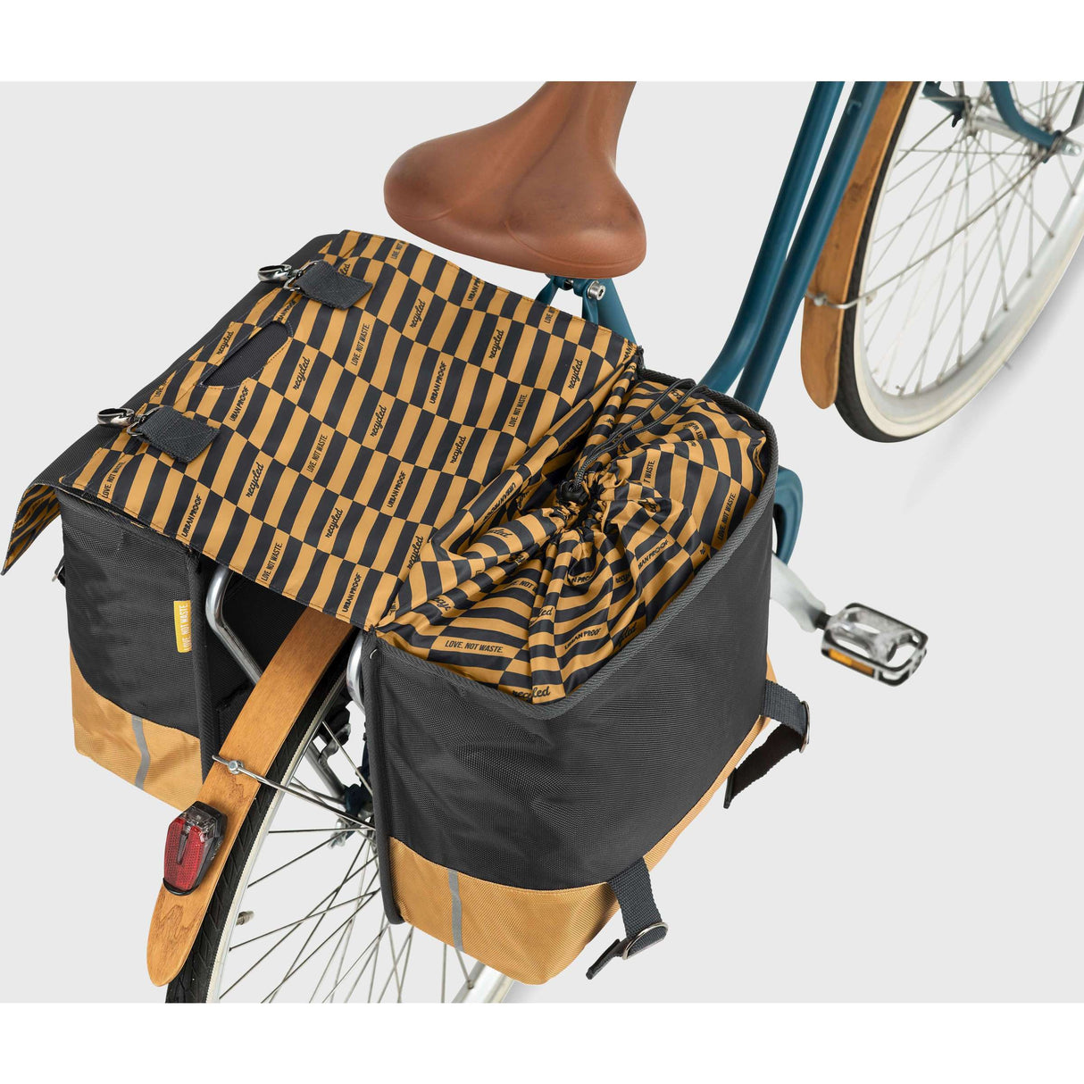 Urbanproof Urban Proof Double Bicycle Bag Črno rumeno 40L