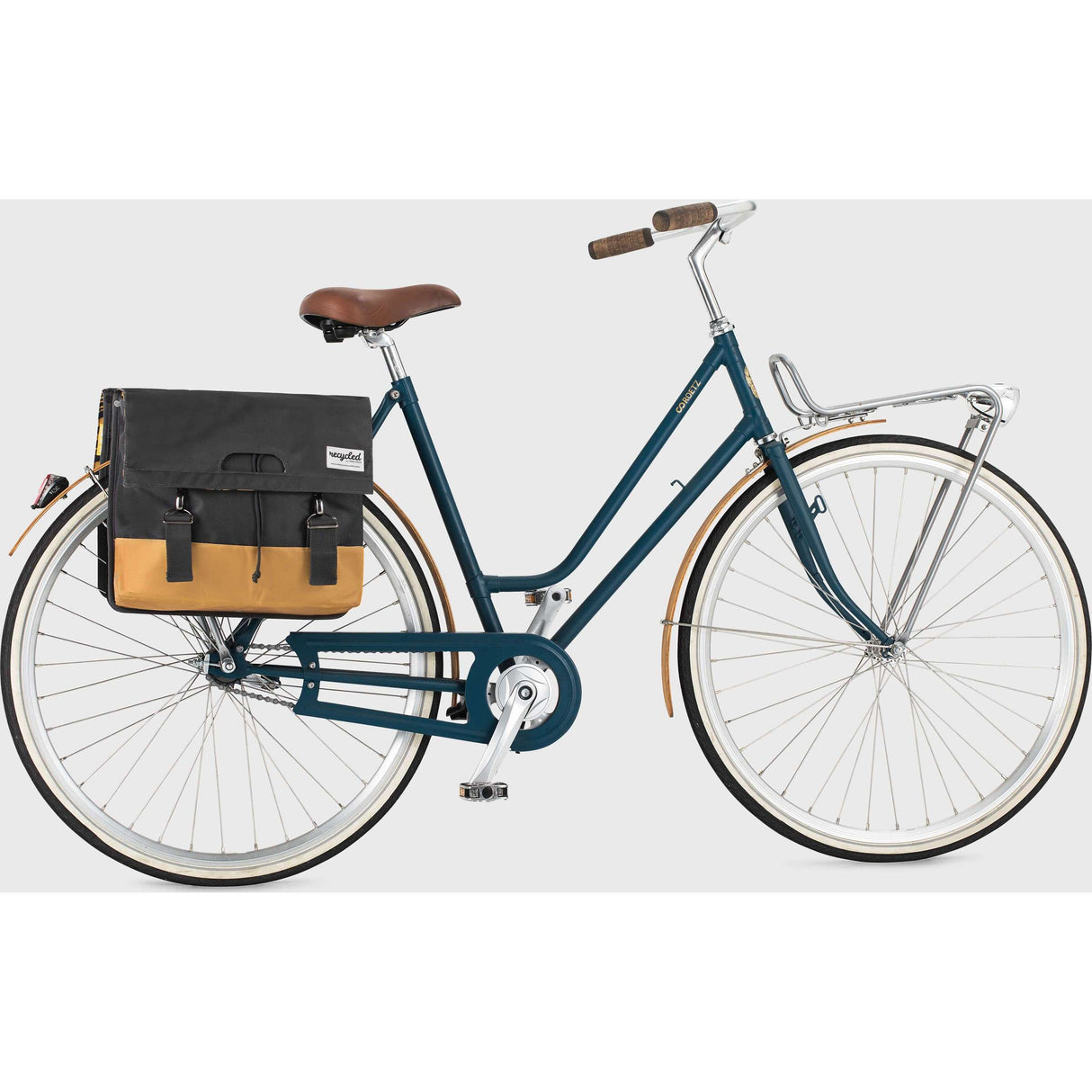 Urbanproof Urban Proof Double Bicycle Bag Črno rumeno 40L