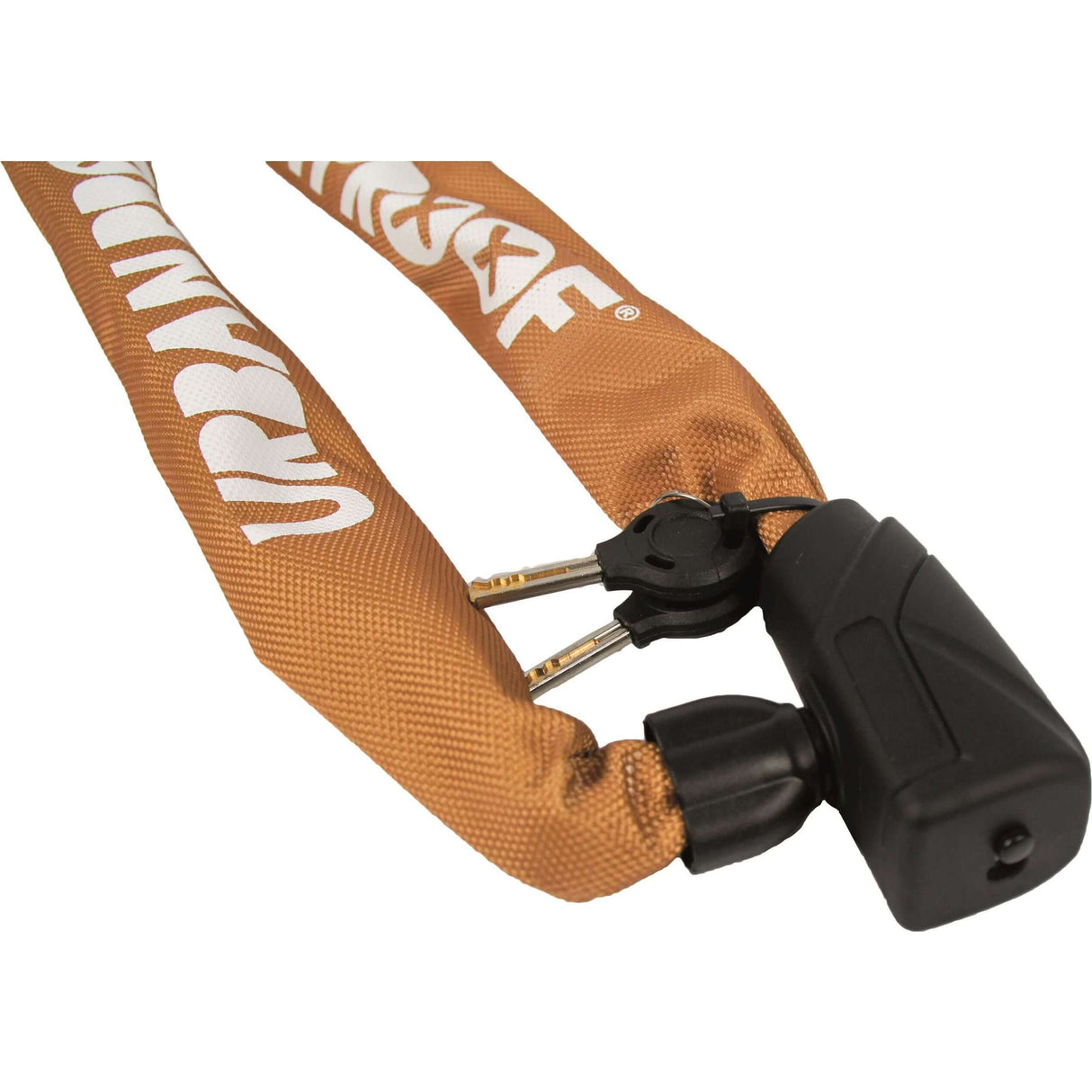 Urbansicheres Kettenschloss 8mm*100 cm Gelb