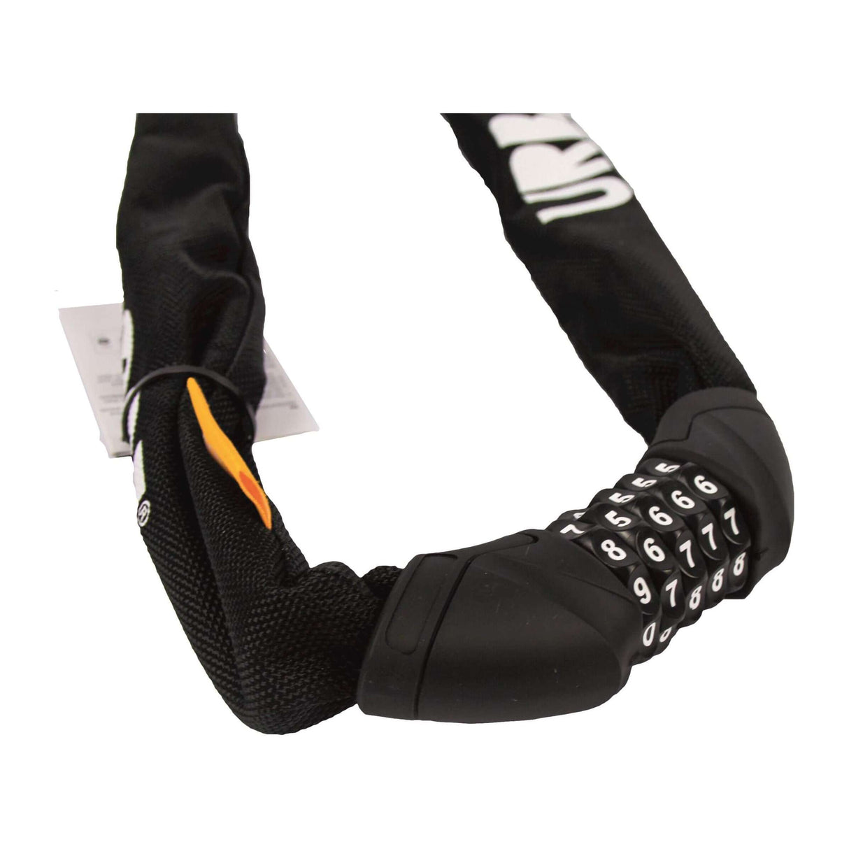 Blocco della catena urbana con codice numero 8mm*100 cm nero