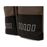 Urbanfester städtischer Fracht -Doppelfahrradbeutel 38 Liter Braun