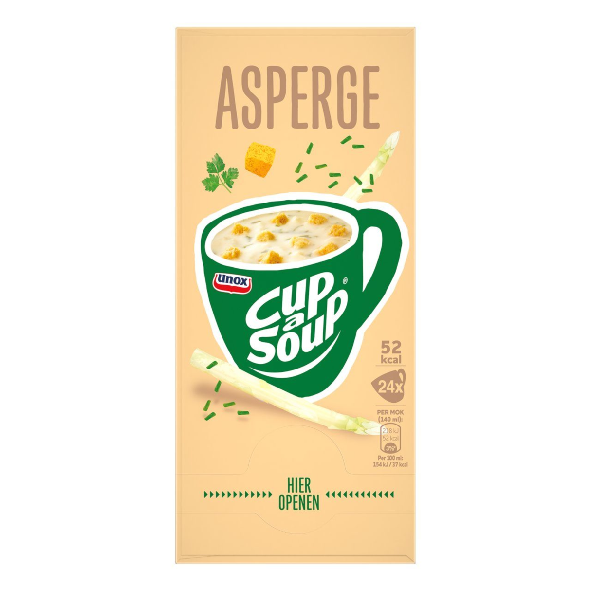Cup-a-soup unox asparagus (24x 140ml)