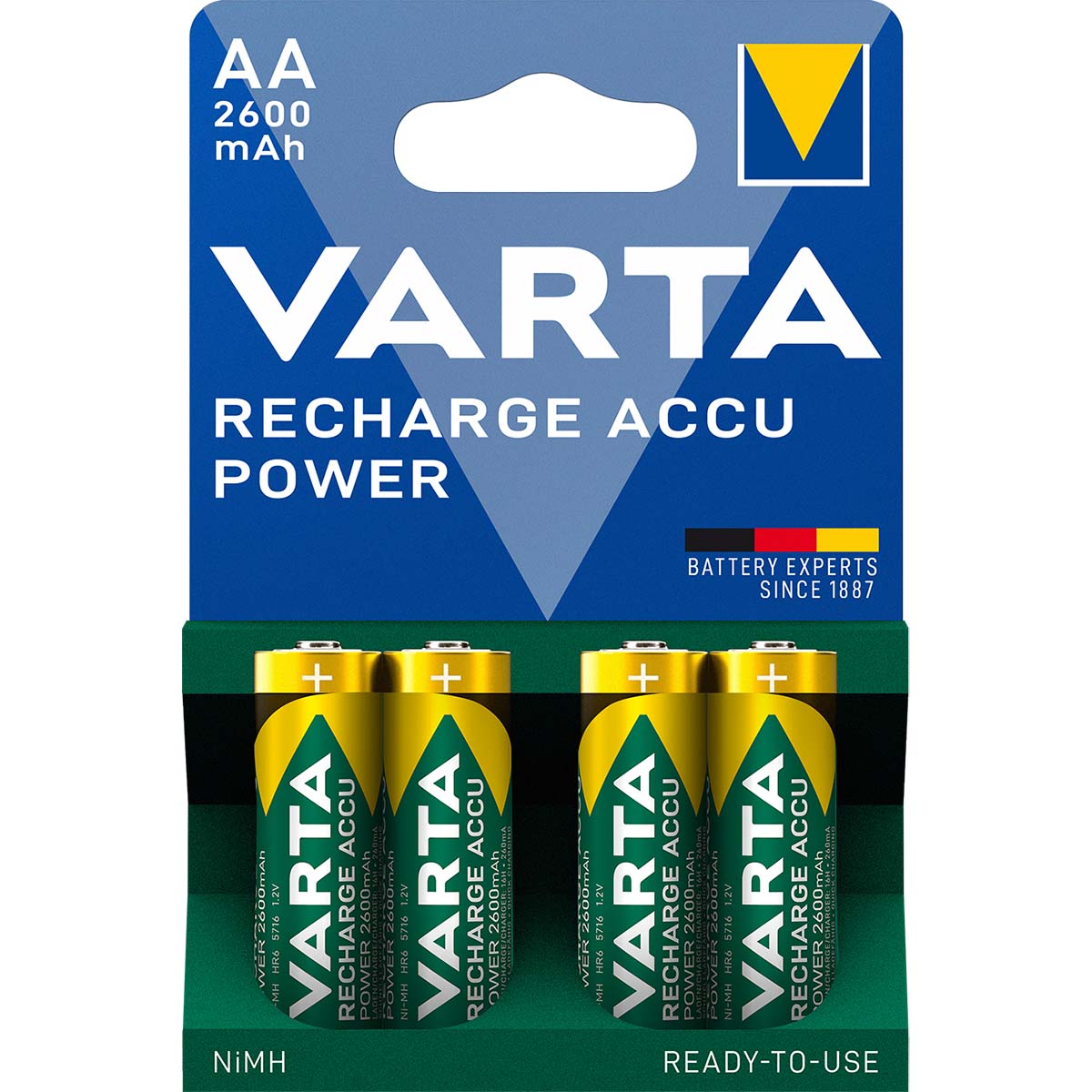 Varta batt va hr6 aa penlite ricaricabile krt a 4