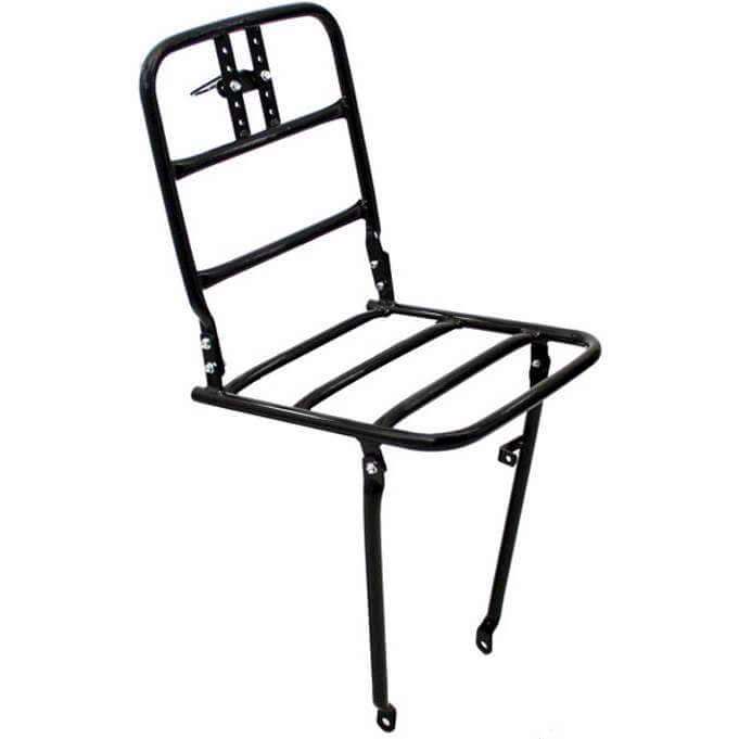 Front carrier 24 matte black aluminum