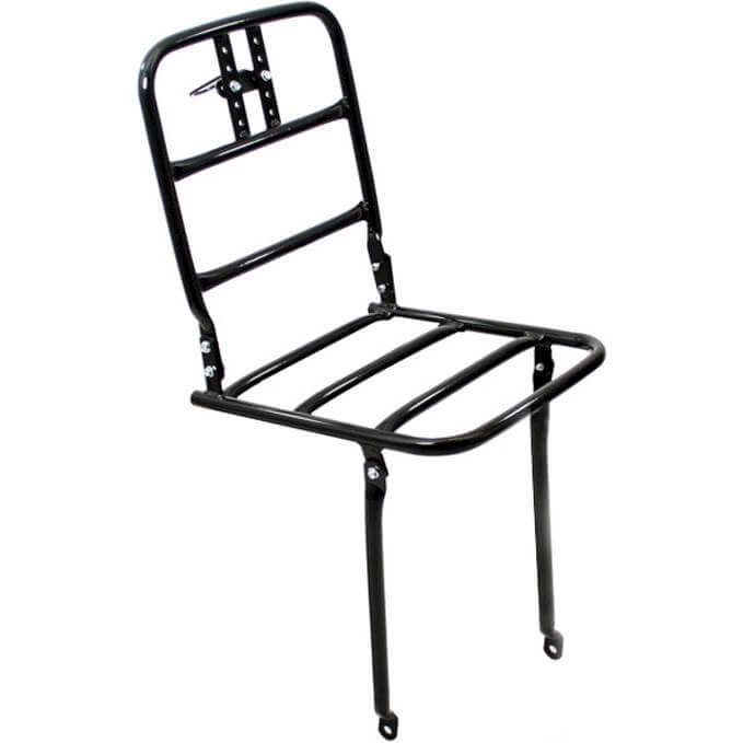 Front carrier 24 black aluminum
