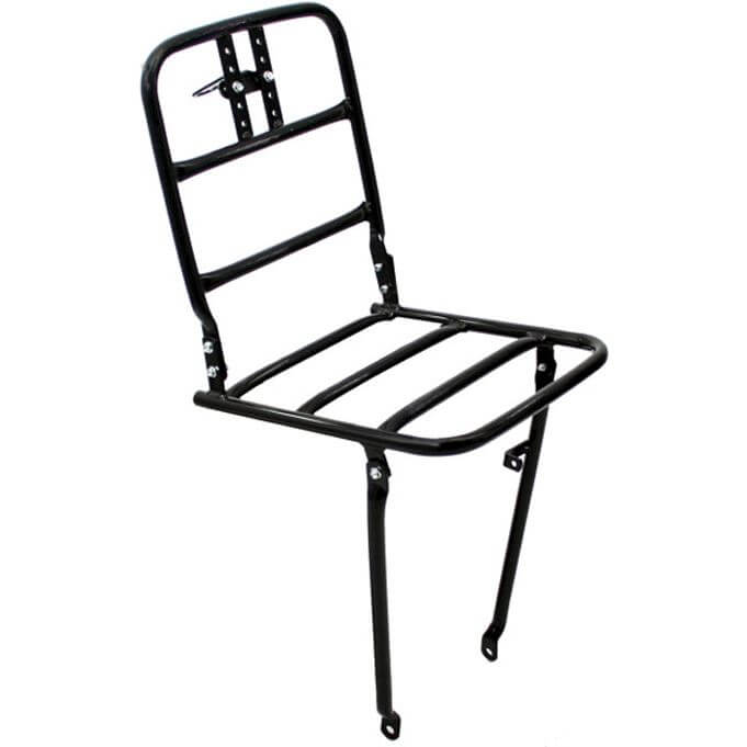 Front carrier 26 matte black aluminum
