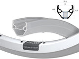 Rigida rim ryde 28 (622) zac-2000 36 14 silver (ground)