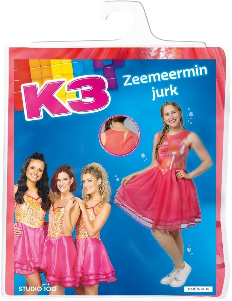 Studio 100 k3 fancy dress - mermaid dress - size 38 - fancy dress