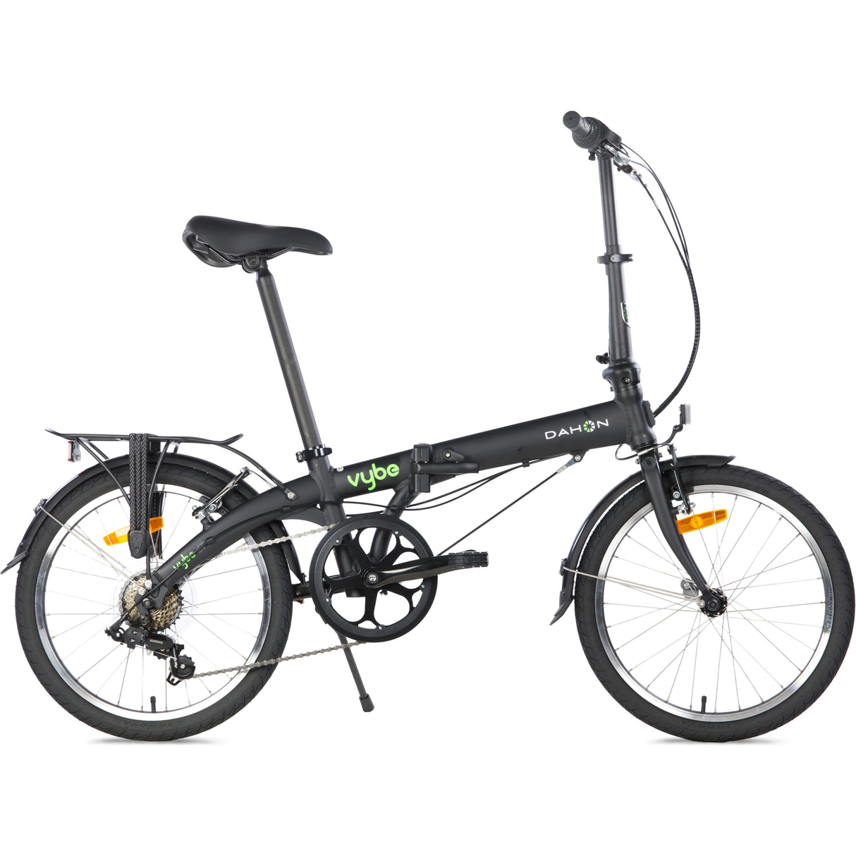 Dahon 20 Vybe D7 Shadow folding bike with V-brake - (Shadow) matte black