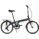 Dahon 20 Vybe D7 Shadow folding bike with V-brake - (Shadow) matte black