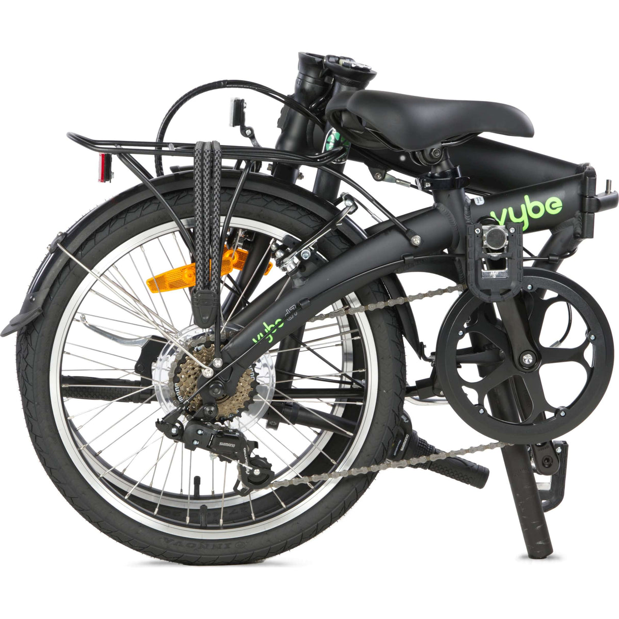 Dahon 20 Vybe D7 Shadow folding bike with V-brake - (Shadow) matte black
