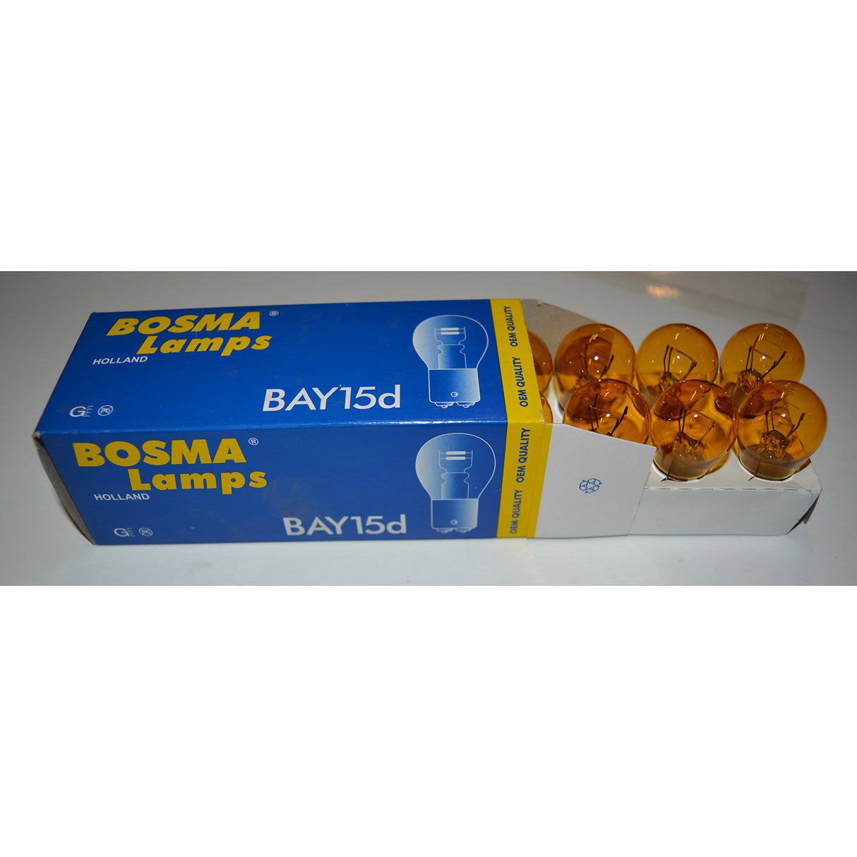Lamp 12V-21 5W Bay5D Giel
