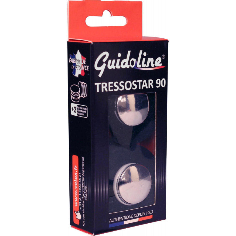 Cinta de mango de velrox Tressostar 90 algodón negro (2st)