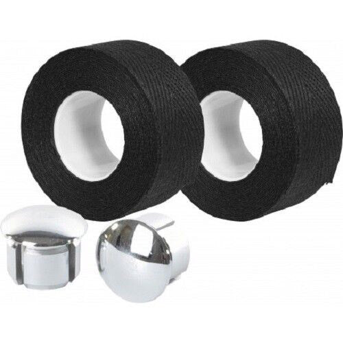 Cinta de mango de velrox Tressostar 90 algodón negro (2st)