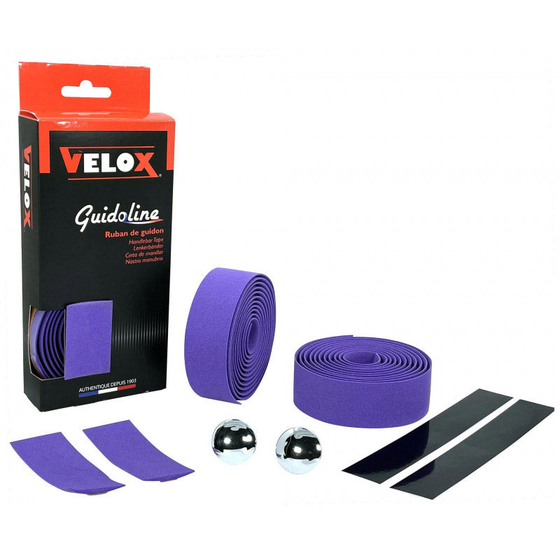 Velox handlebar tape maxi cork purple (2pcs)