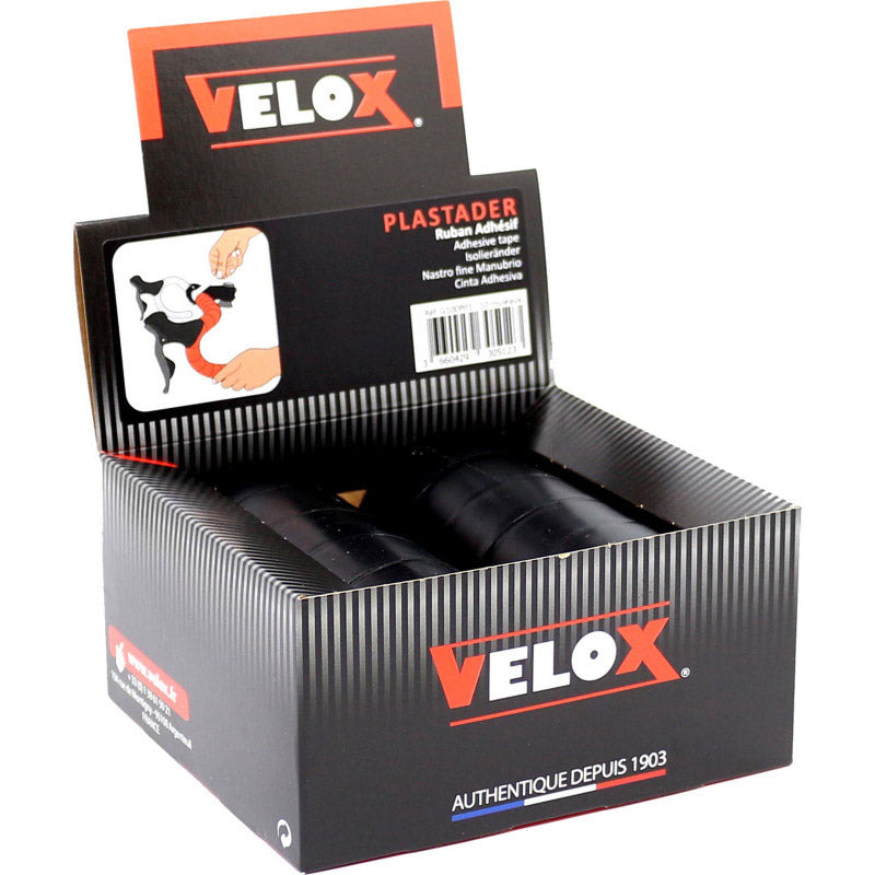 Velox Self -Adhesive Tape Plastader 101 8x20mm Black (10st)