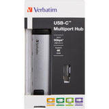 Verbatim USB 3.2 Gen 1 Multiport Hub, USB-C> 2x USB-A + US