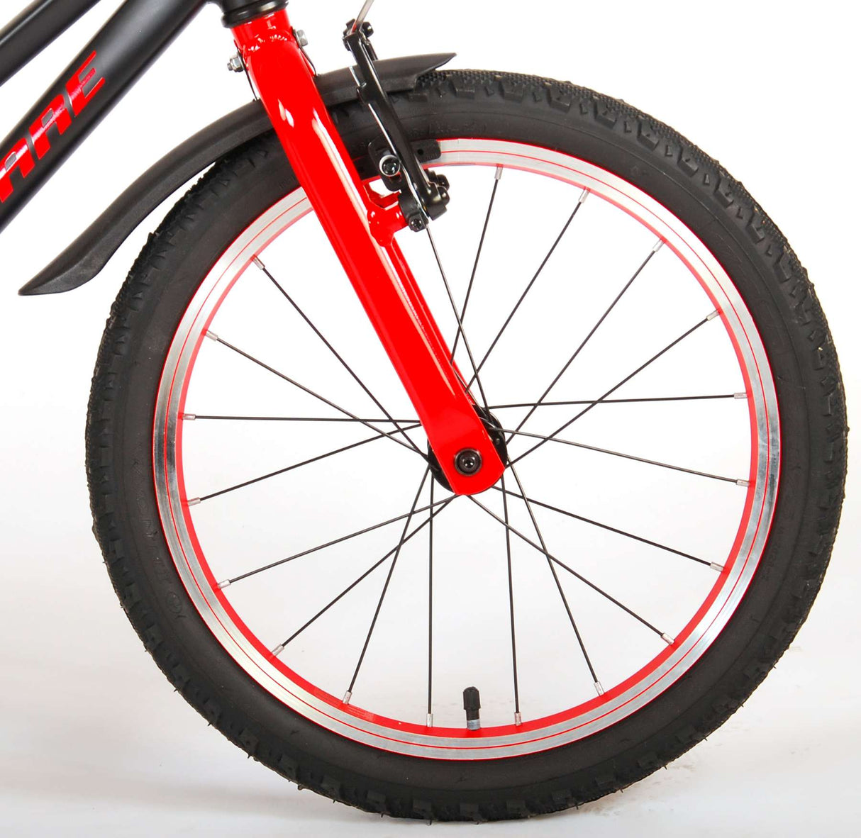 Volare Blaster children's bike boys 18 inch black red prime collection