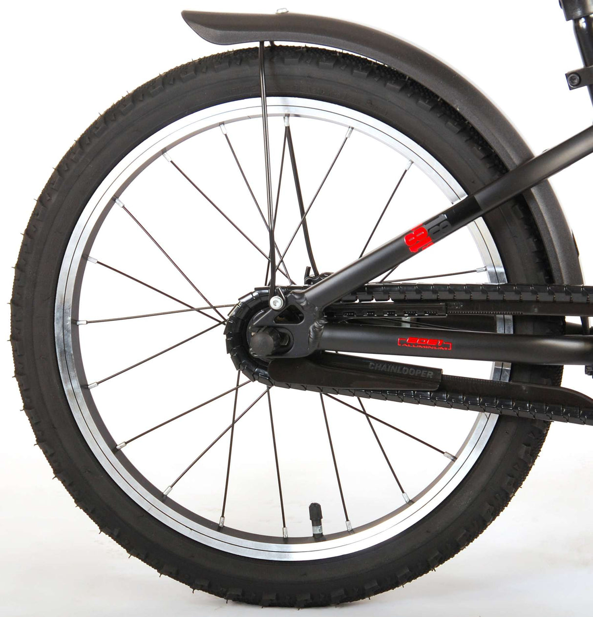 Volare Blaster children's bike boys 18 inch black red prime collection