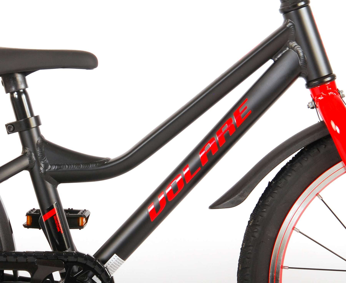 Volare Blaster children's bike boys 18 inch black red prime collection