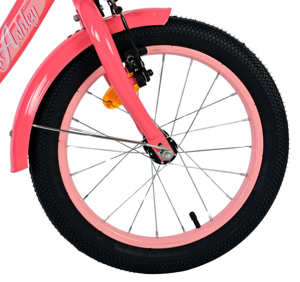Volare Ashley children's bicycle - girls - 16 inch - pink red