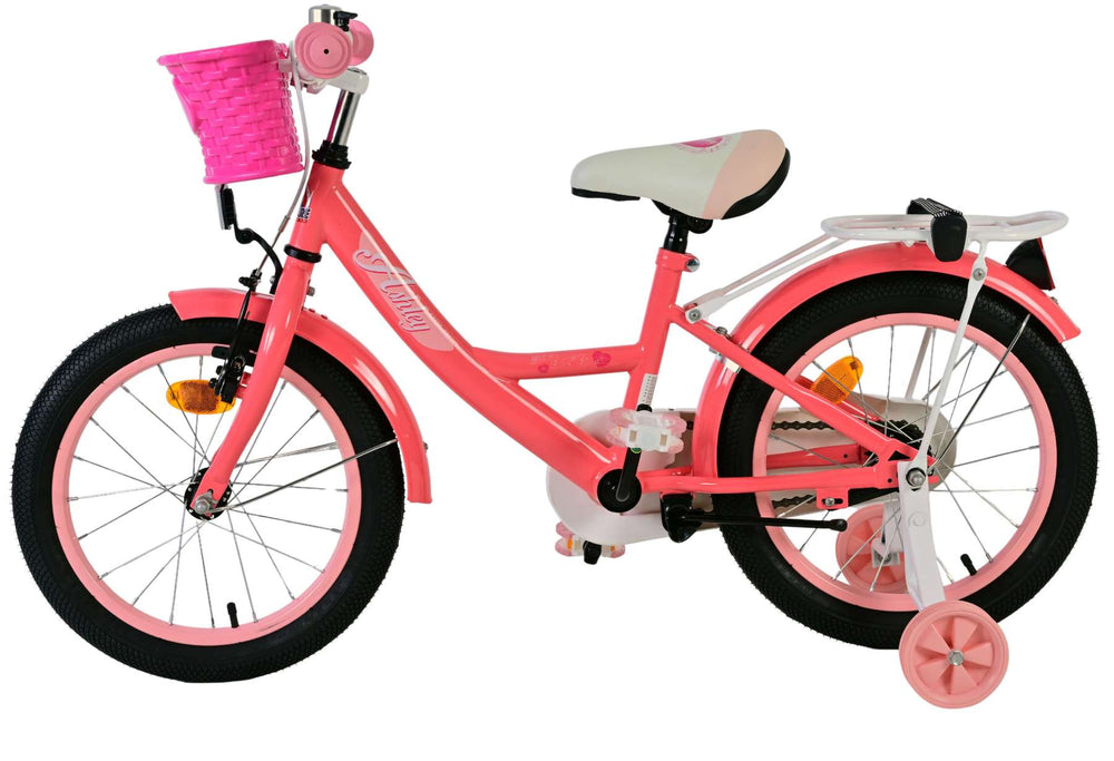 Volare Ashley children's bicycle - girls - 16 inch - pink red