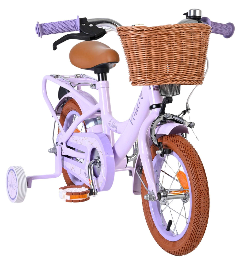 Bicicleta infantil Volare ashley - niña - 12 pulgadas - lila