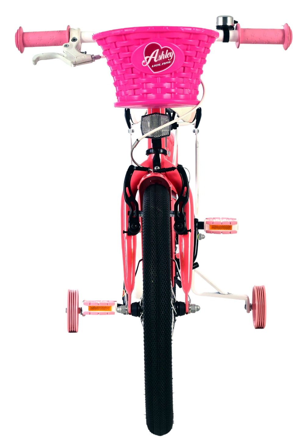 Volare Ashley children's bicycle - girls - 18 inch - pink red