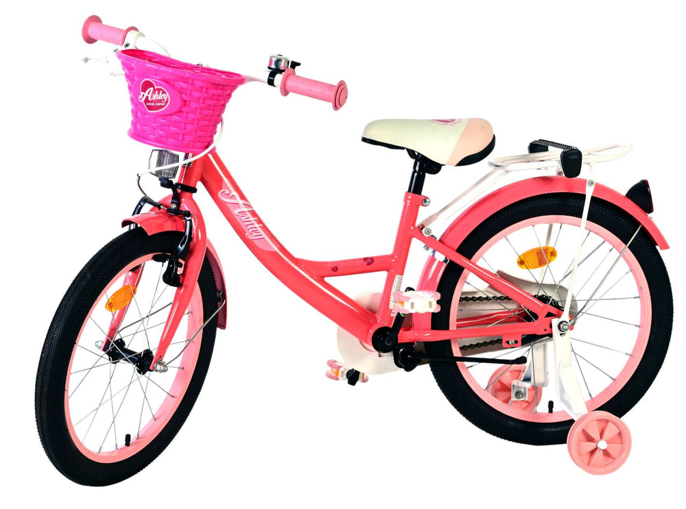 Volare Ashley children's bicycle - girls - 18 inch - pink red