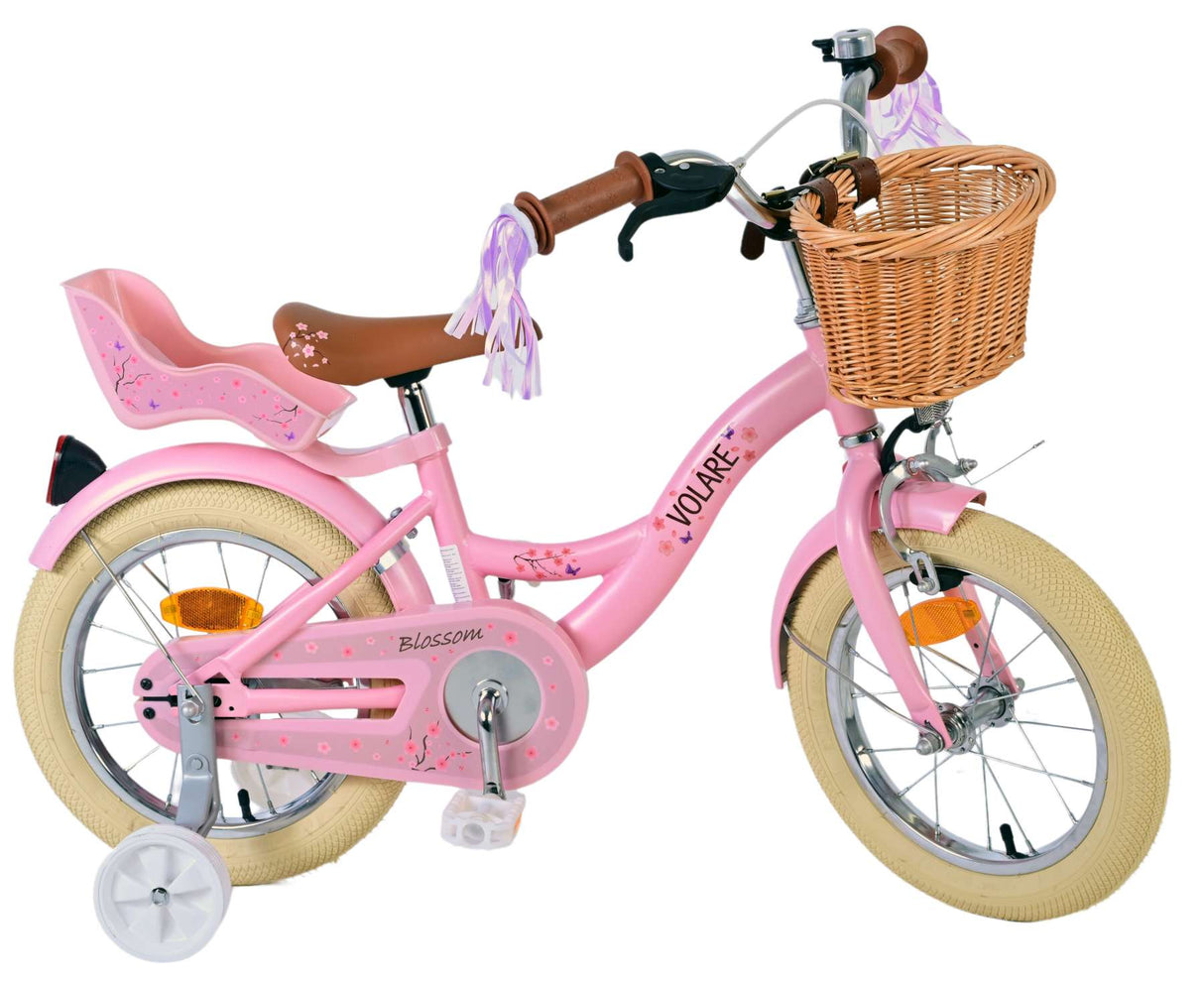 Volare blossom kinderfahrrad - mädchen - 14 zoll - rosa