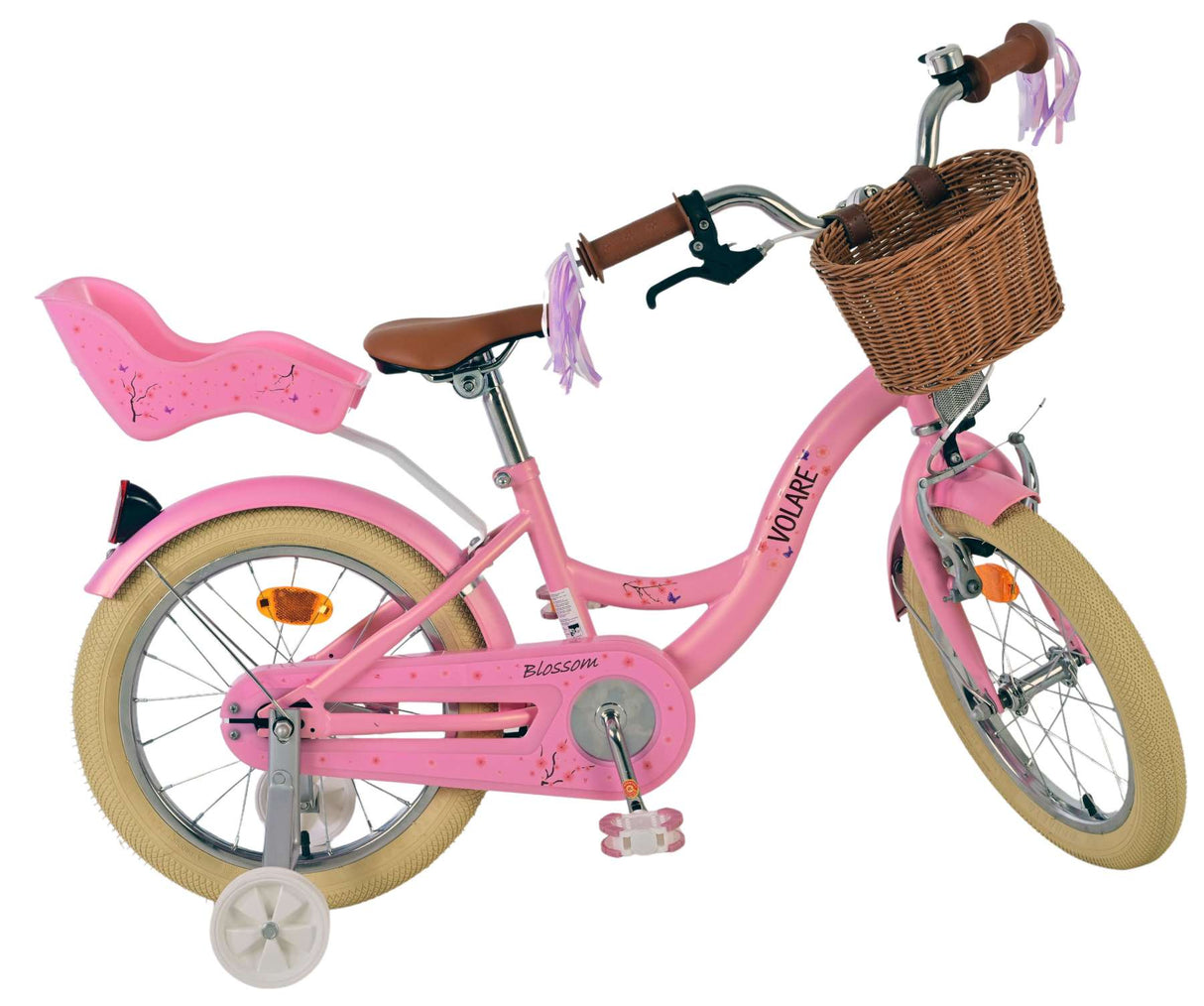 Volare blossom kinderfahrrad - mädchen - 16 zoll - rosa