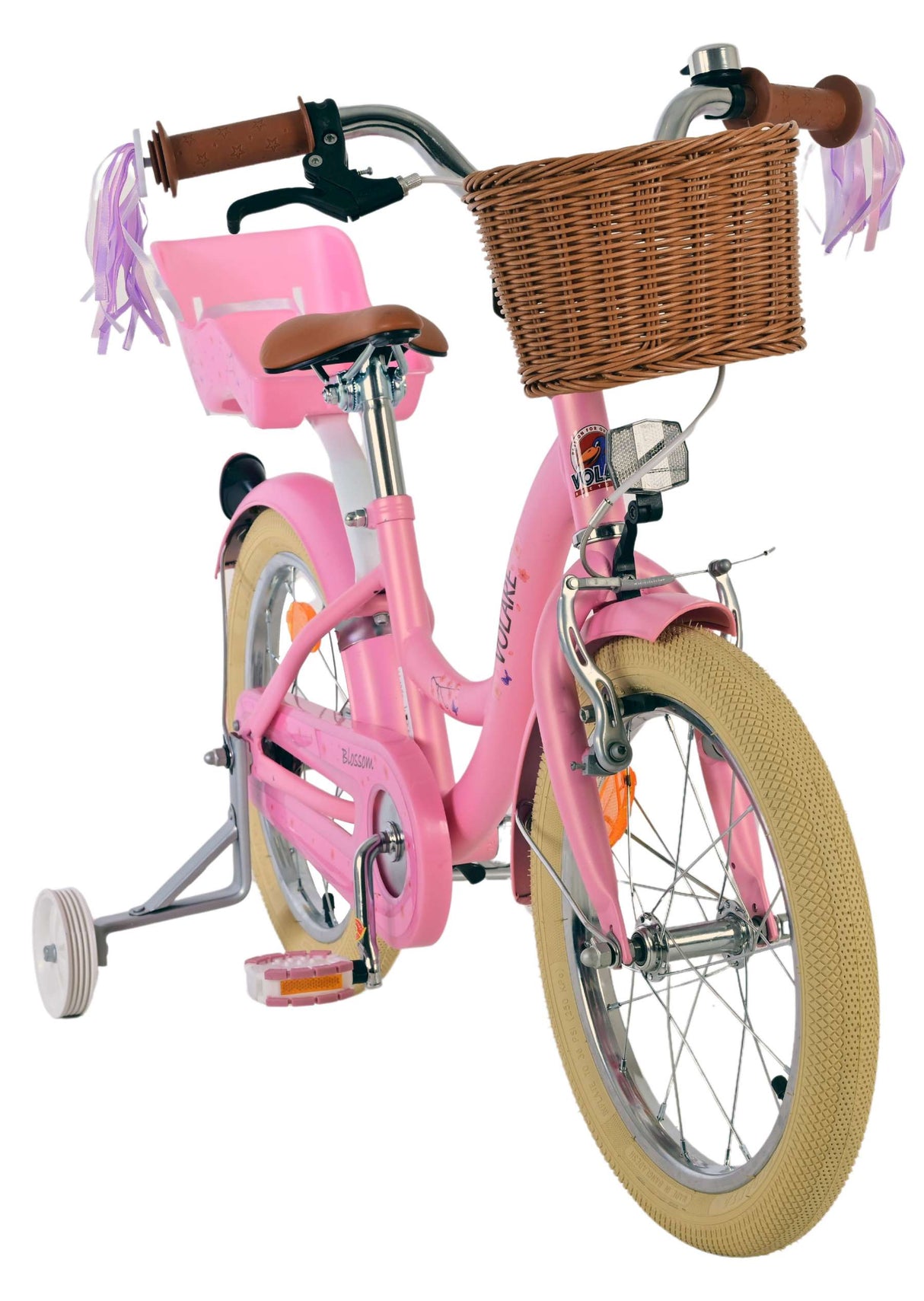 Volare blossom kinderfahrrad - mädchen - 16 zoll - rosa