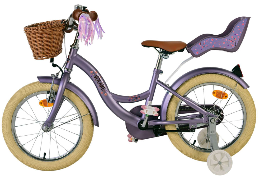 Volare blossom kinderfiets - meisjes - 16 inch - paars