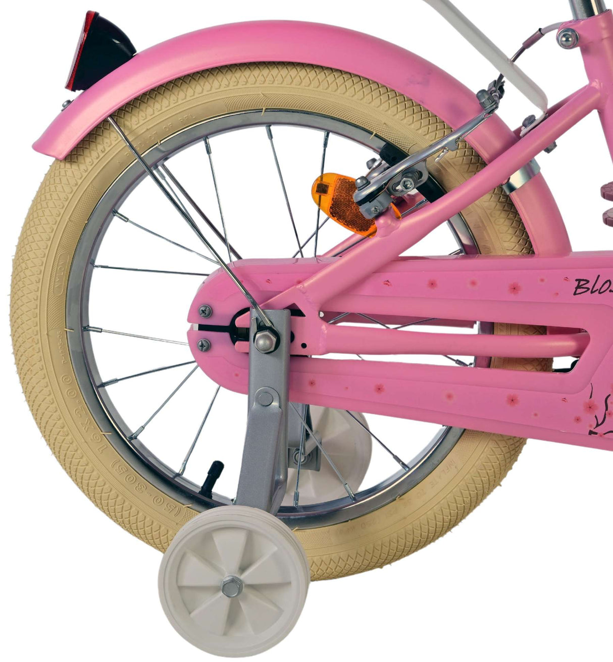 Volare blossom kinderfahrrad - mädchen - 16 zoll - rosa - zwei handbremsen
