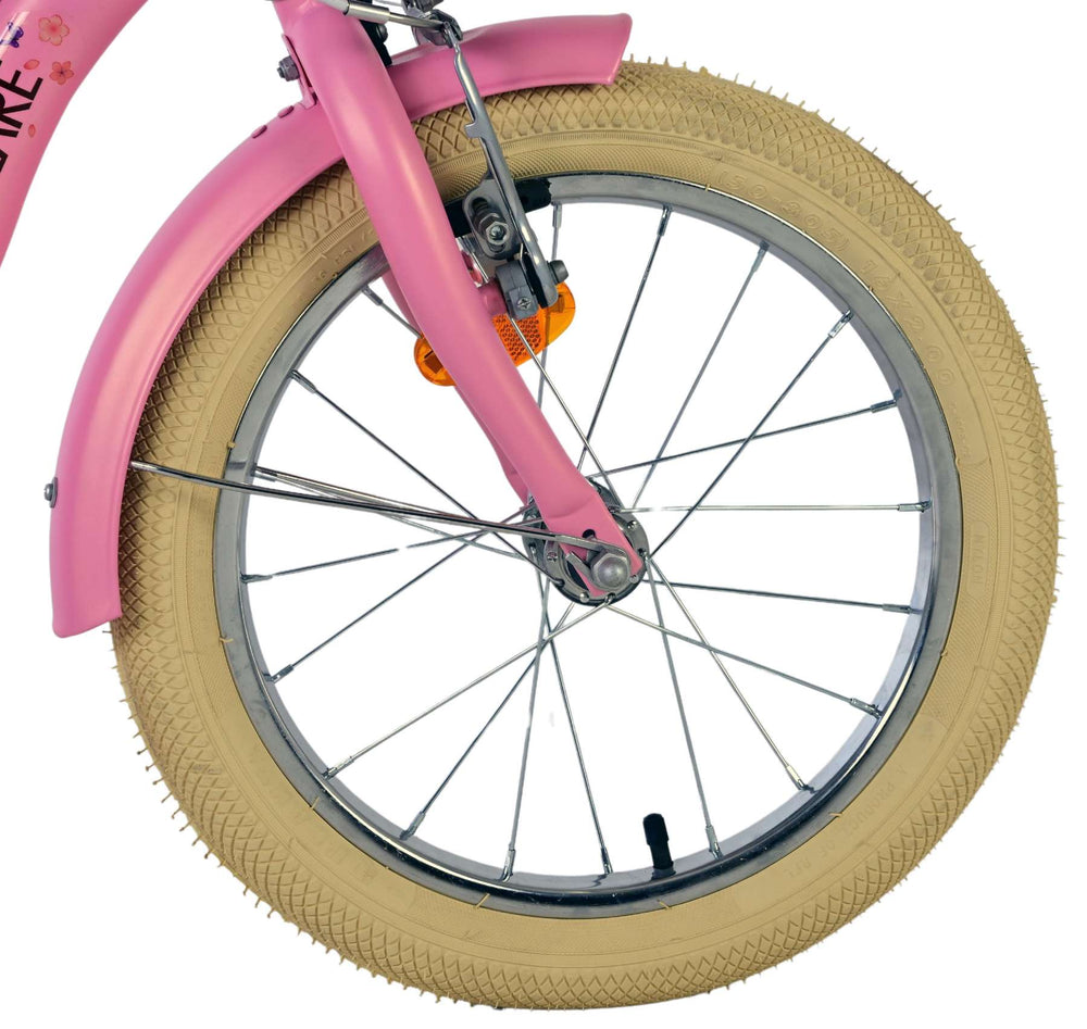 Volare Blossom children's bicycle - girls - 16 inch - pink - two hand brakes