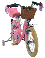 Volare blossom kinderfahrrad - mädchen - 16 zoll - rosa - zwei handbremsen
