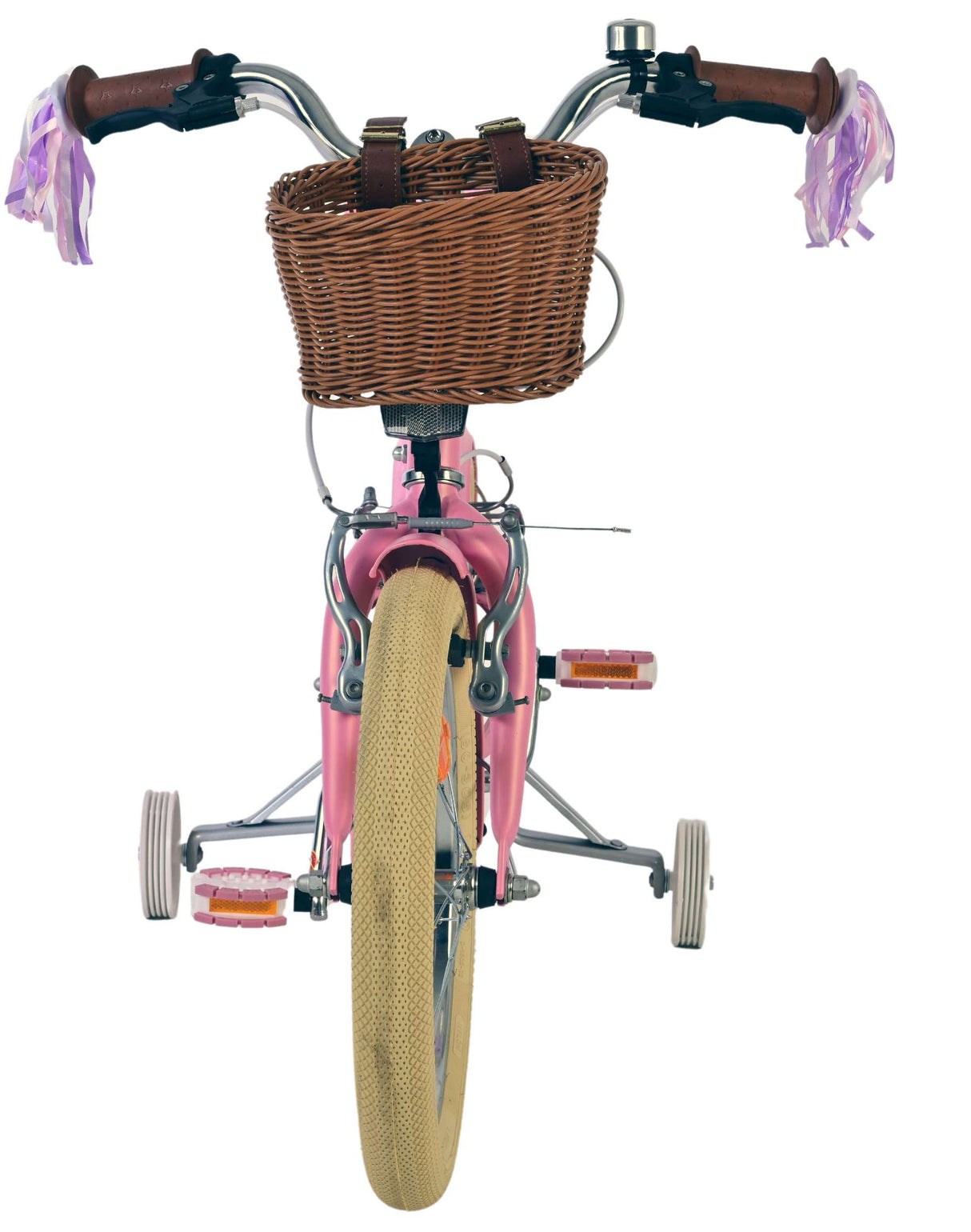 Volare blossom kinderfahrrad - mädchen - 16 zoll - rosa - zwei handbremsen