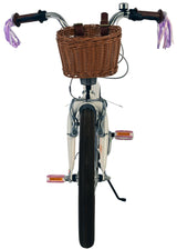 Volare blossom kinderfahrrad - mädchen - 18 zoll - weiß - zwei handbremsen