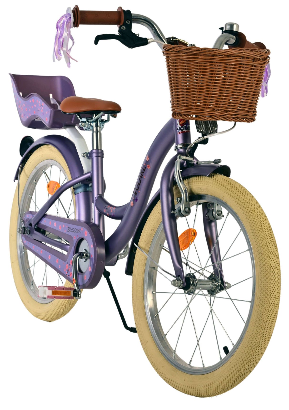 Volare blossom kinderfiets - meisjes - 18 inch - paars