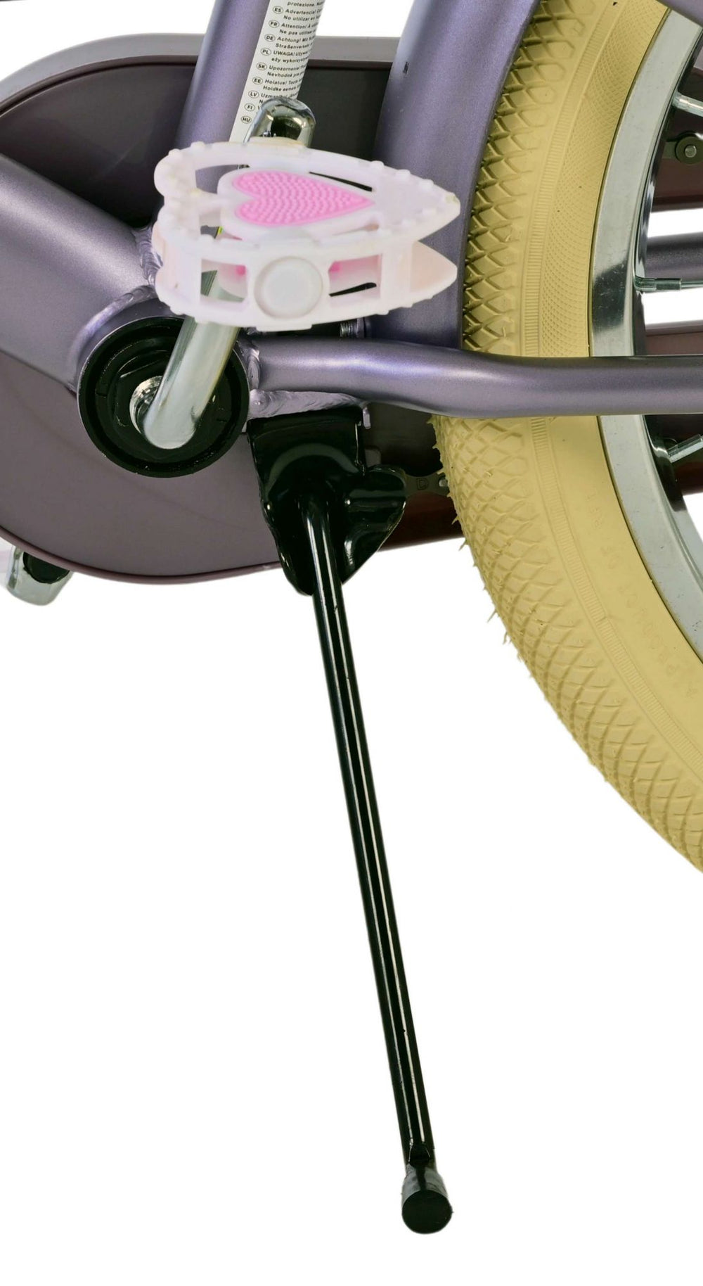 Volare blossom kinderfiets - meisjes - 18 inch - paars - twee handremmen