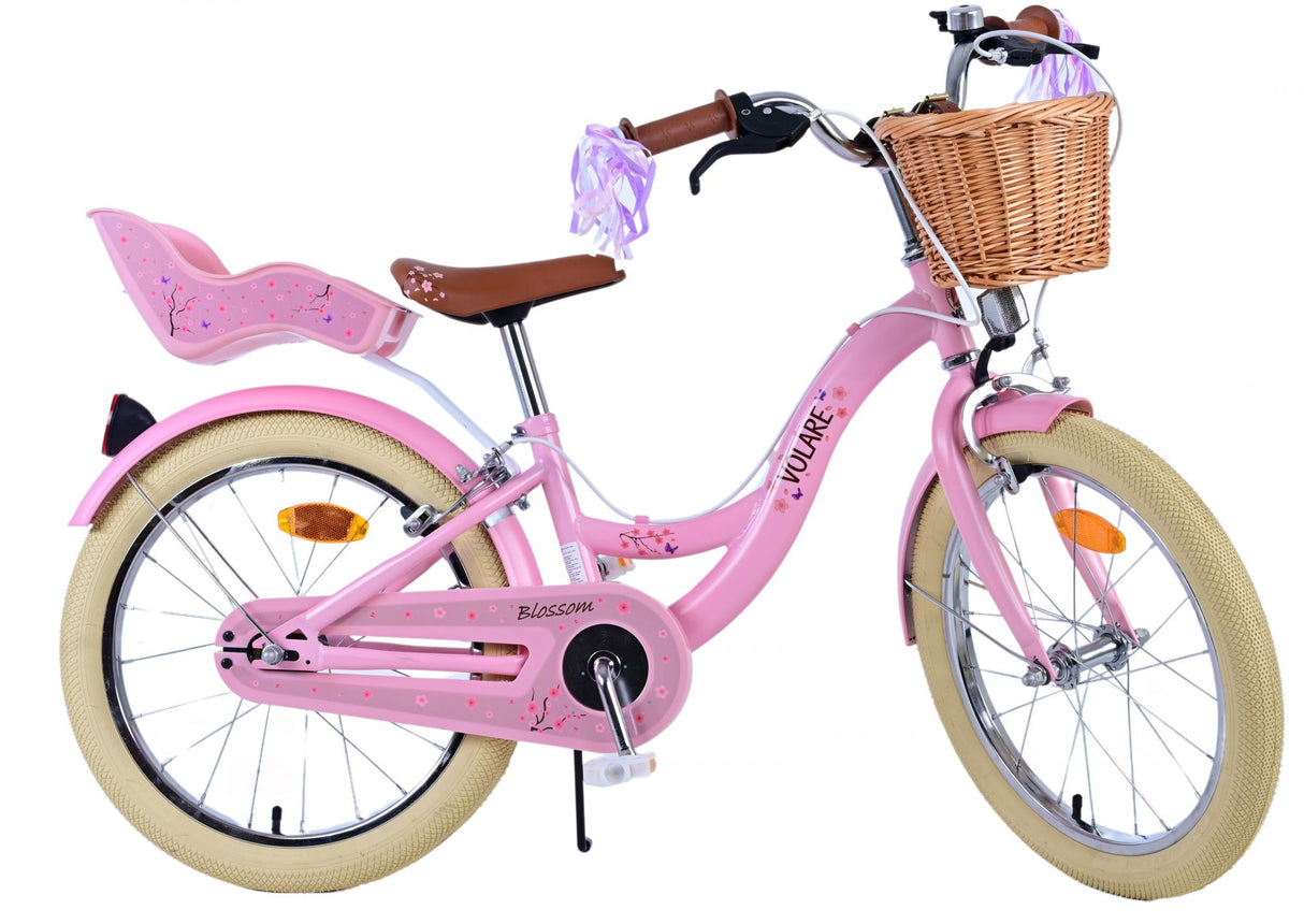 BICYCLE BAMBINI VOLARE BLOSSOM - Girls - 18 pollici - Pink - Freni a due mani