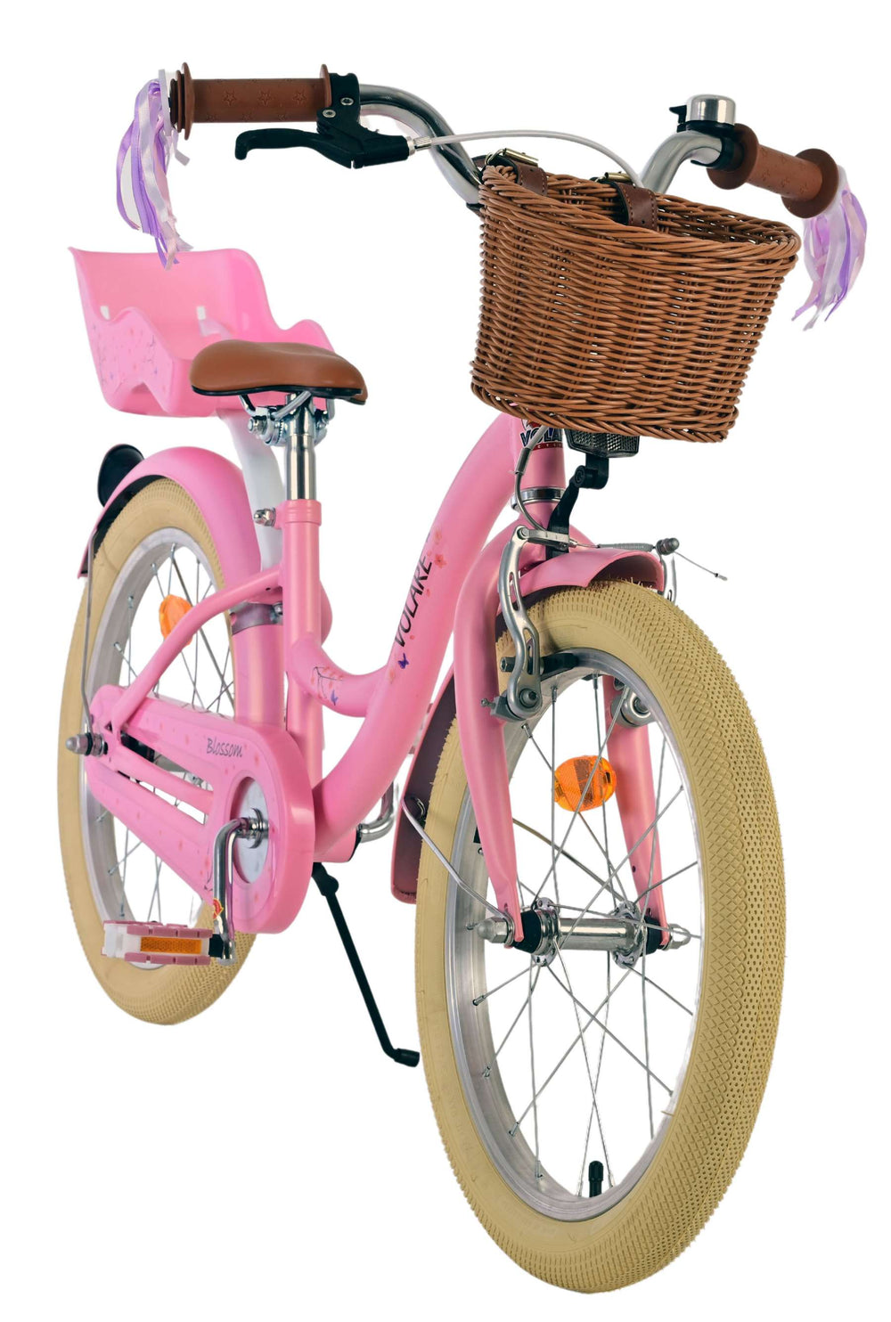 Volare Blossom children's bicycle - girls - 18 inch - pink