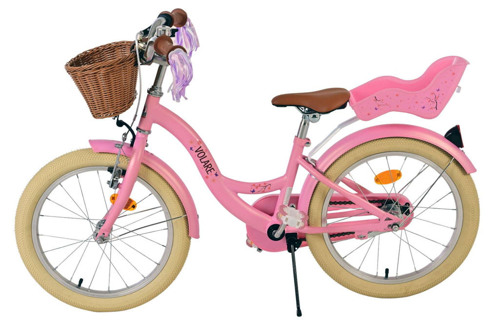 Volare Blossom children's bicycle - girls - 18 inch - pink