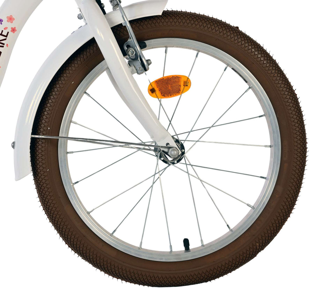 Volare Blossom children's bicycle - girls - 18 inch - white