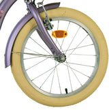 Volare blossom kinderfahrrad - mädchen - 18 zoll - lila - zwei handbremsen