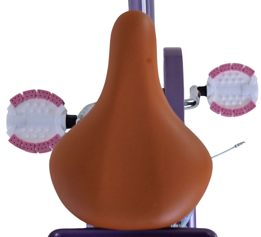 Volare Blossom children's bicycle - girls - 18 inch - purple - two hand brakes