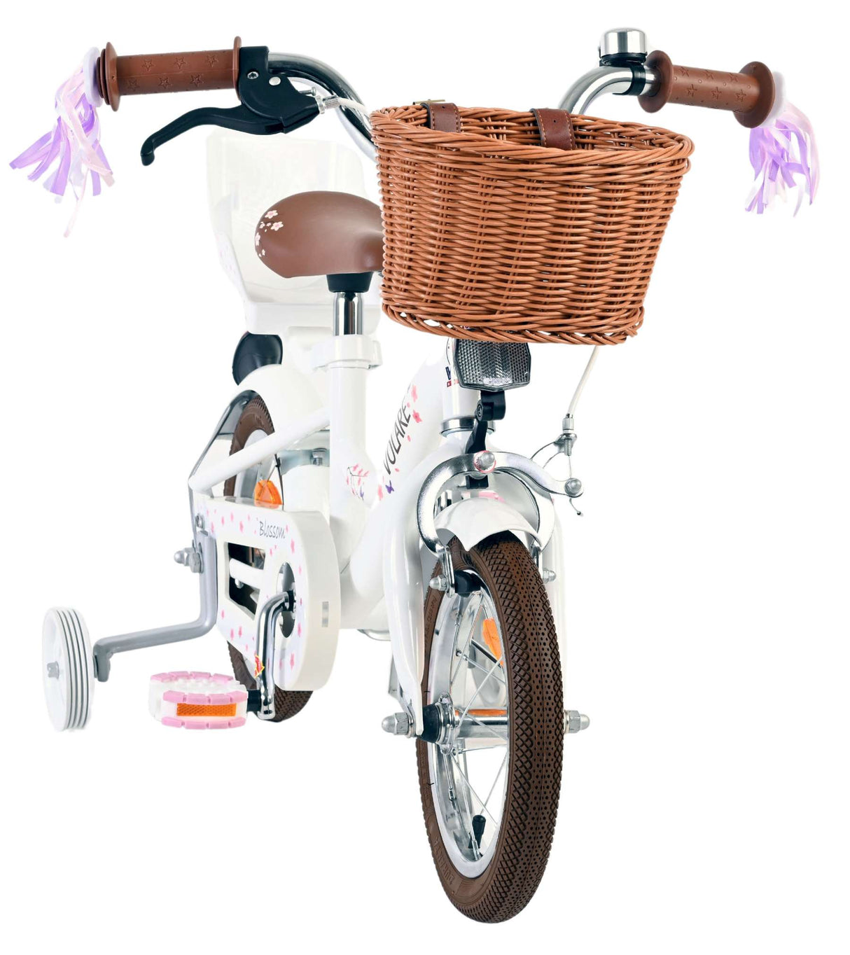 Volare blossom kinderfiets - meisjes - 12 inch - wit