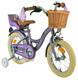 Volore Blossom Kanner Vëlo - Meedercher - 14 Zoll - Purple