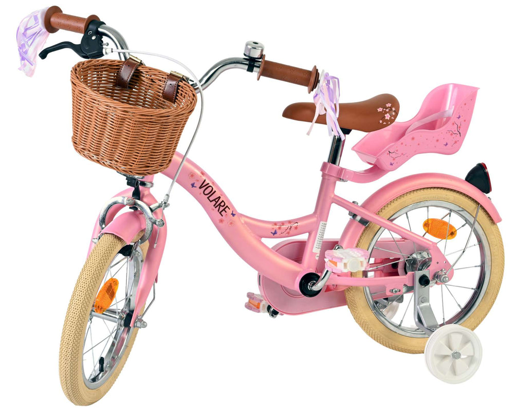 Volare Blossom children's bicycle - girls - 14 inch - pink