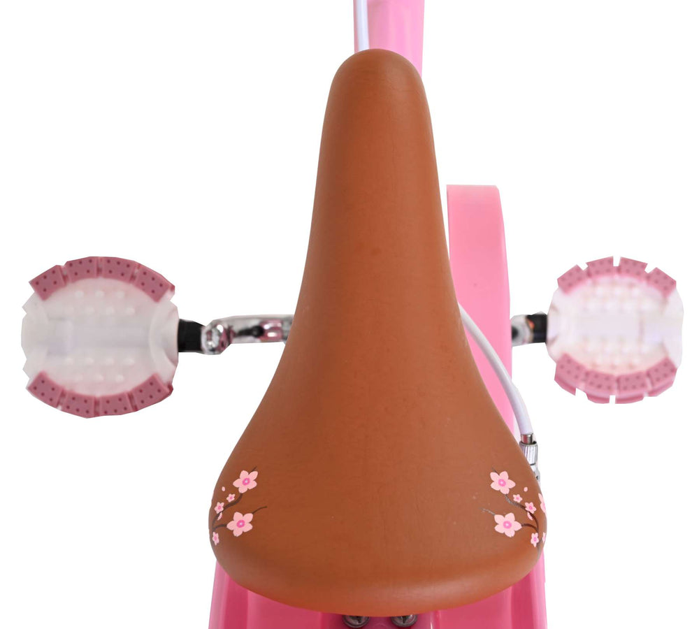 Volare Blossom children's bicycle - girls - 14 inch - pink - two hand brakes